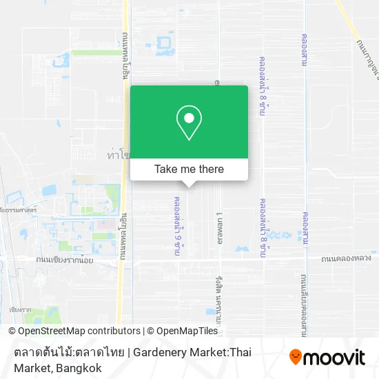 ตลาดต้นไม้:ตลาดไทย | Gardenery Market:Thai Market map