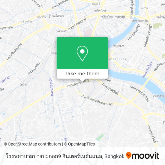 โรงพยาบาลบางปะกอก9 อินเตอร์เนชั่นแนล map