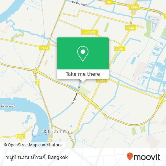 หมู่บ้านธนาภิรมย์ map