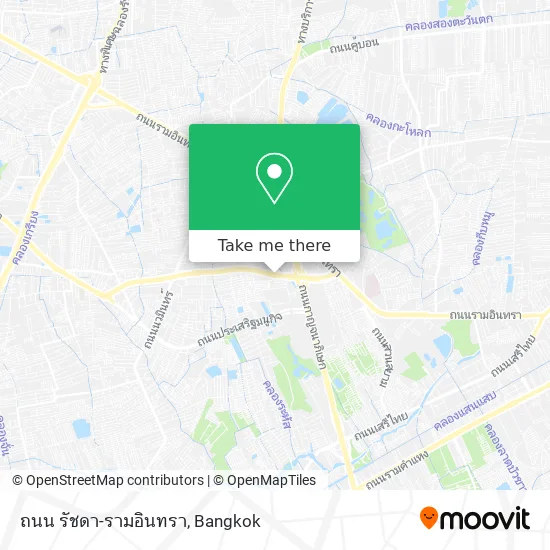 ถนน รัชดา-รามอินทรา map