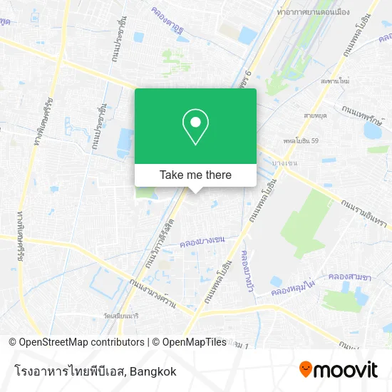 โรงอาหารไทยพีบีเอส map