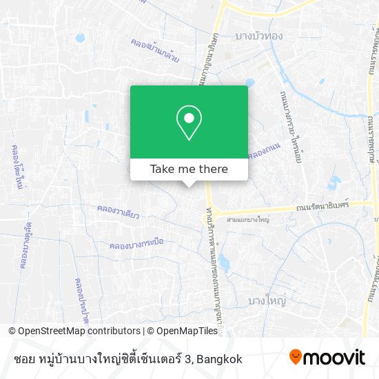 ซอย หมู่บ้านบางใหญ่ซิตี้เซ็นเตอร์ 3 map