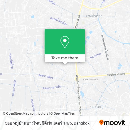 ซอย หมู่บ้านบางใหญ่ซิตี้เซ็นเตอร์ 14 / 5 map