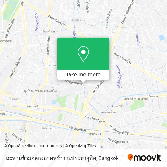 สะพานข้ามคลองลาดพร้าว ถ.ประชาอุทิศ map