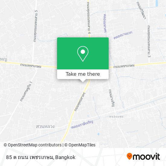 85 ต ถนน เพชรเกษม map