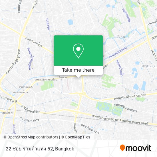 22 ซอย รามคำแหง 52 map