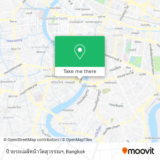ป้ายรถเมล์หน้าวัดสุวรรณฯ map