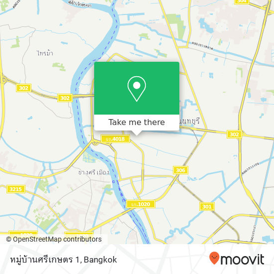 หมู่บ้านศรีเกษตร 1 map