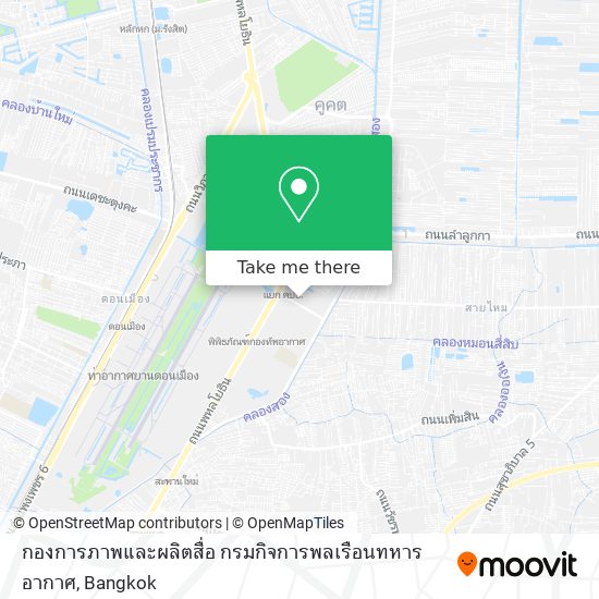 กองการภาพและผลิตสื่อ กรมกิจการพลเรือนทหารอากาศ map