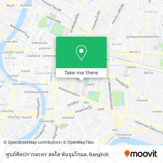 ศูนย์ศิลปการละคร สดใส พันธุมโกมล map