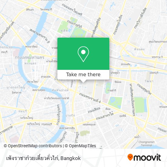 เพ้งราชาก๋วยเตี๋ยวคั่วไก่ map