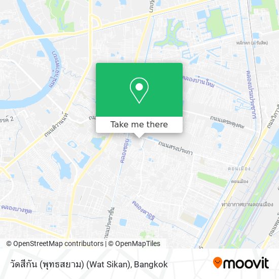 วัดสีกัน (พุทธสยาม) (Wat Sikan) map