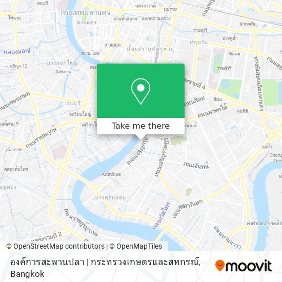 องค์การสะพานปลา | กระทรวงเกษตรและสหกรณ์ map