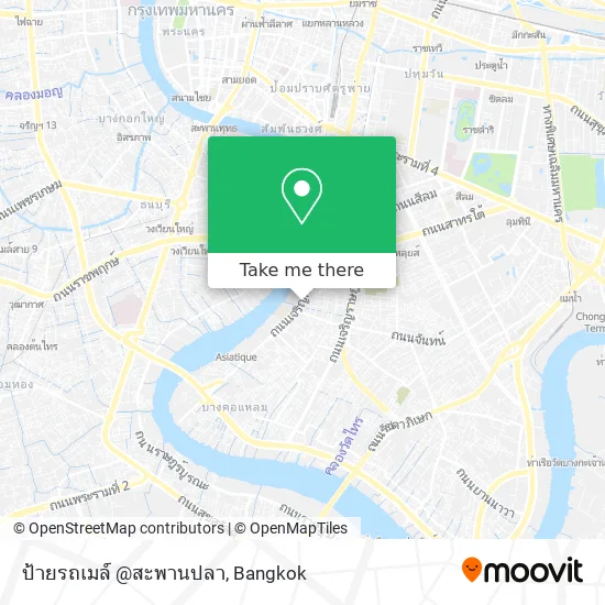 ป้ายรถเมล์ @สะพานปลา map