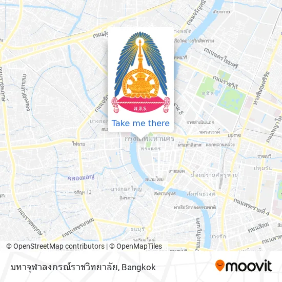 มหาจุฬาลงกรณ์ราชวิทยาลัย map