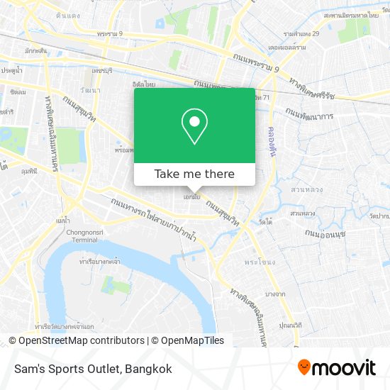 Sam's Sports Outlet map