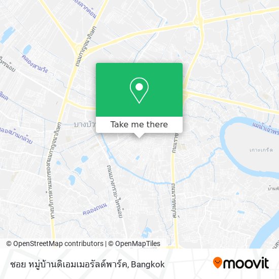 ซอย หมู่บ้านดิเอมเมอรัลด์พาร์ค map