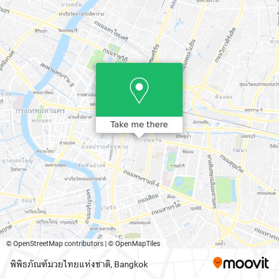 พิพิธภัณฑ์มวยไทยแห่งชาติ map