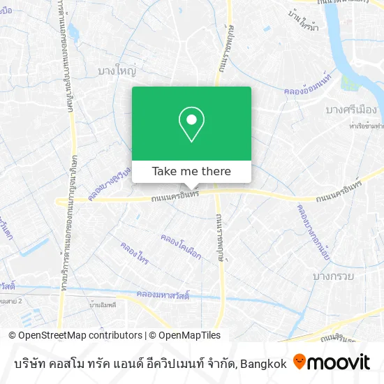 บริษัท คอสโม ทรัค แอนด์ อีควิปเมนท์ จำกัด map