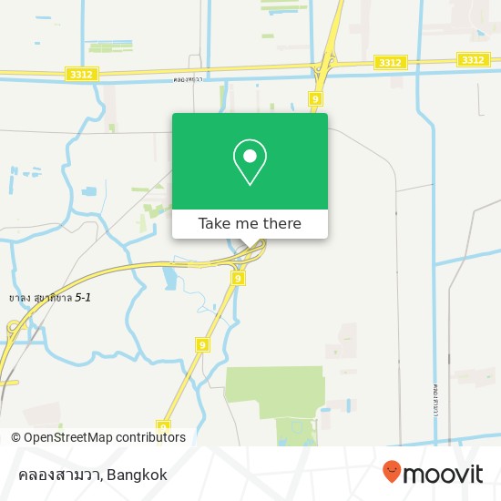 คลองสามวา map