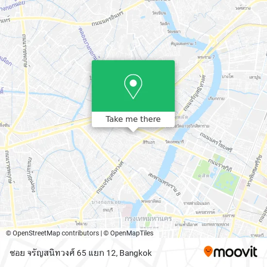 ซอย จรัญสนิทวงศ์ 65 แยก 12 map