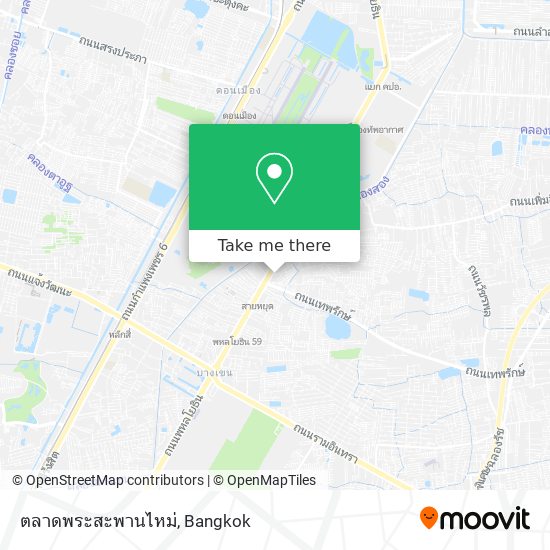 ตลาดพระสะพานไหม่ map