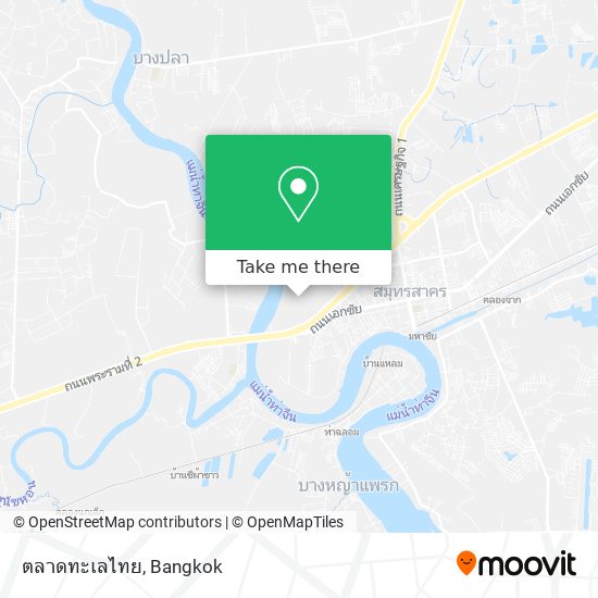 ตลาดทะเลไทย map