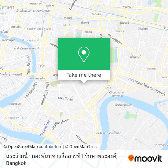 สระว่ายน้ำ กองพันทหารสื่อสารที่1 รักษาพระองค์ map