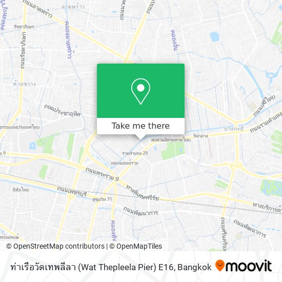 ท่าเรือวัดเทพลีลา (Wat Thepleela Pier) E16 map