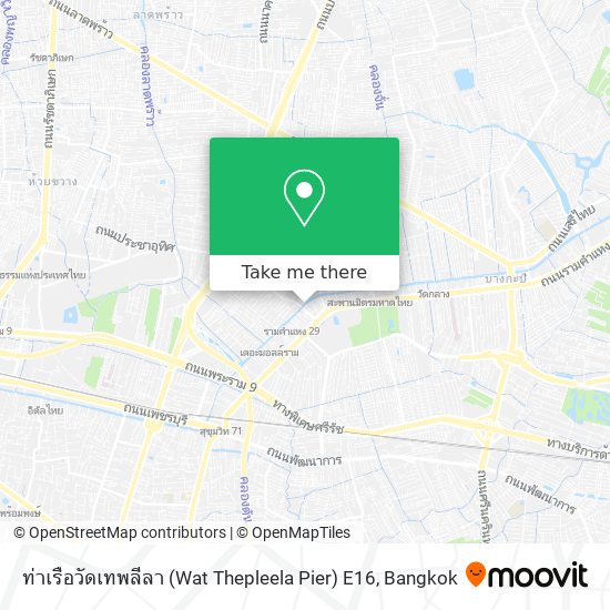 ท่าเรือวัดเทพลีลา (Wat Thepleela Pier) E16 map