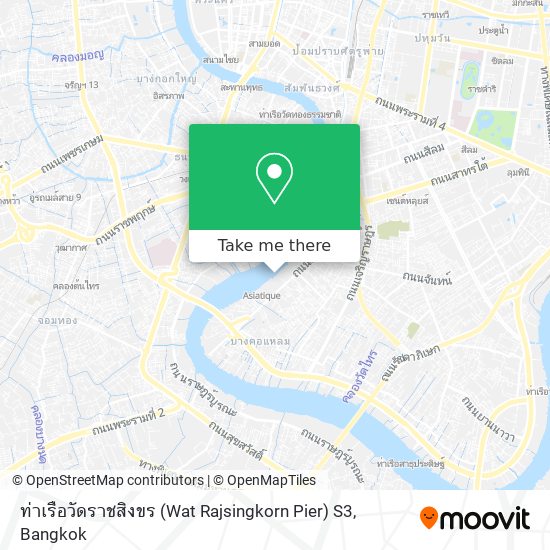 ท่าเรือวัดราชสิงขร (Wat Rajsingkorn Pier) S3 map