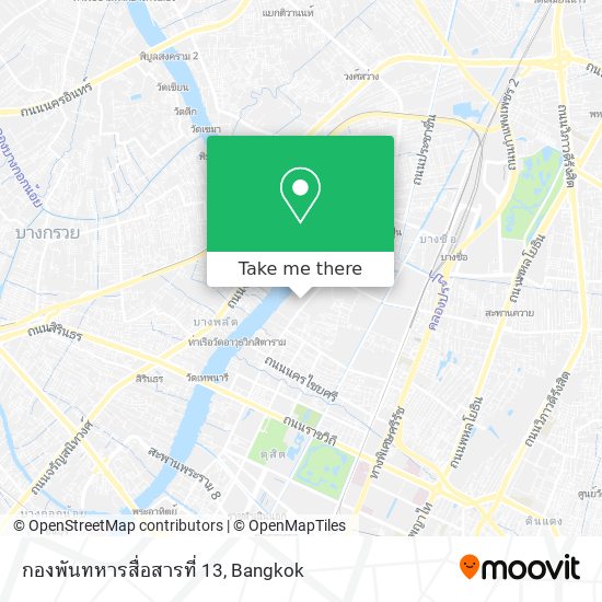 กองพันทหารสื่อสารที่ 13 map