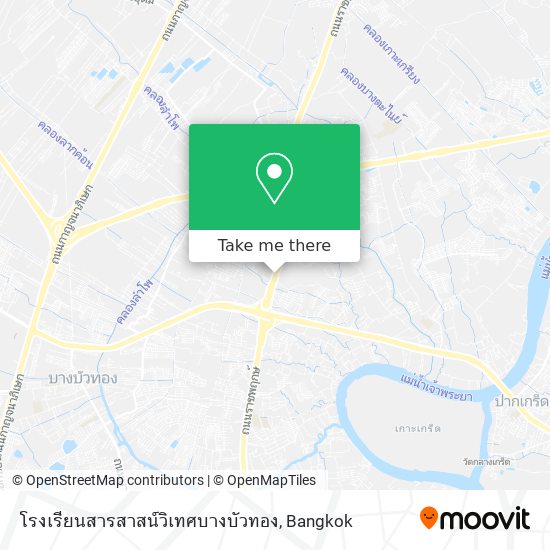 โรงเรียนสารสาสน์วิเทศบางบัวทอง map