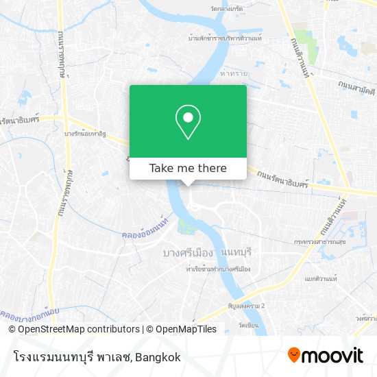 โรงแรมนนทบุรี พาเลซ map
