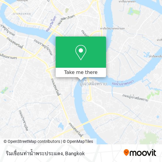 ริมเขื่อนท่าน้ำพระประแดง map