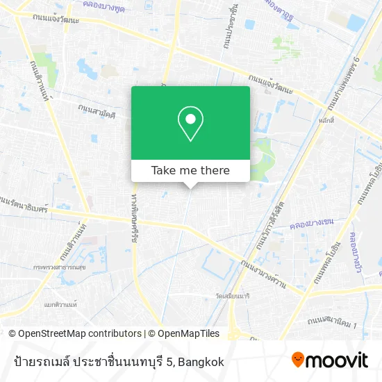 ป้ายรถเมล์ ประชาชื่นนนทบุรี 5 map