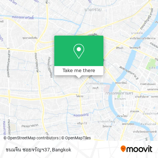 ขนมจีน ซอยจรัญฯ37 map