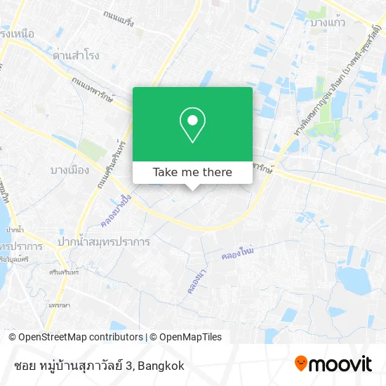 ซอย หมู่บ้านสุภาวัลย์ 3 map