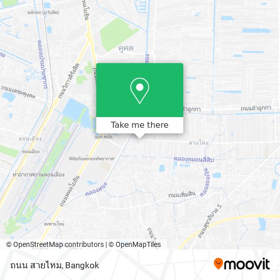 ถนน สายไหม map