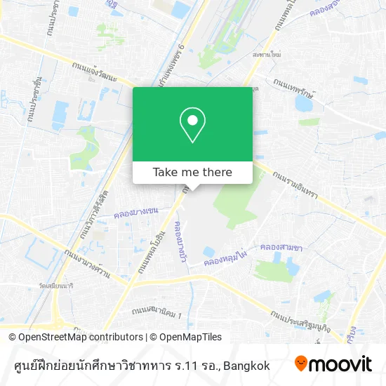 ศูนย์ฝึกย่อยนักศึกษาวิชาทหาร ร.11 รอ. map