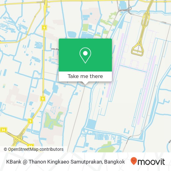 KBank @ Thanon Kingkaeo Samutprakan map