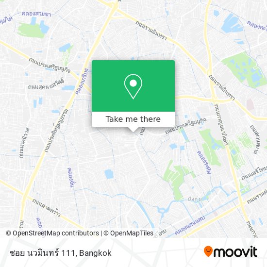 ซอย นวมินทร์ 111 map