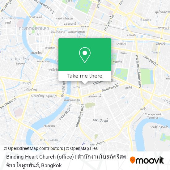 Binding Heart Church (office) | สำนักงานโบสถ์คริสตจักร ใจผูกพันธ์ map