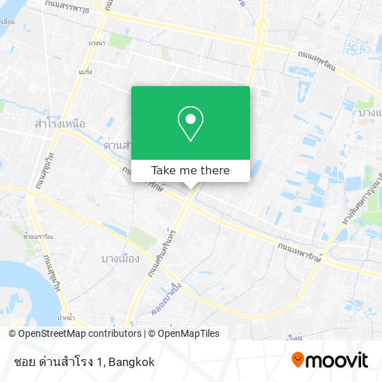 ซอย ด่านสำโรง 1 map