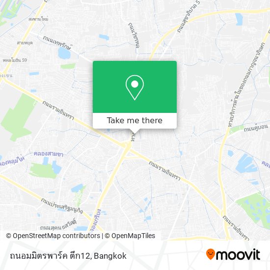 ถนอมมิตรพาร์ค ตึก12 map