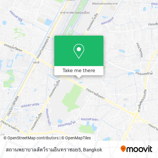 สถานพยาบาลสัตว์รามอินทราชอย5 map