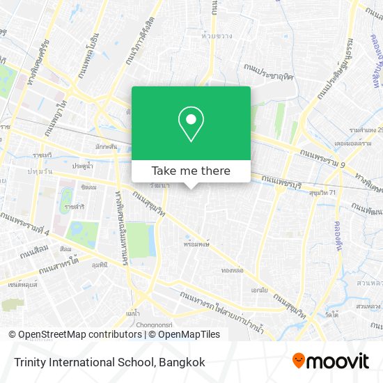 Trinity International School map