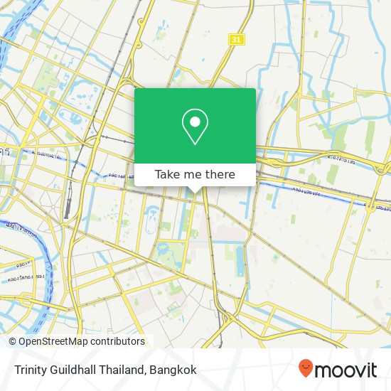 Trinity Guildhall Thailand map