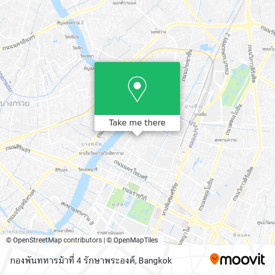 กองพันทหารม้าที่ 4 รักษาพระองค์ map