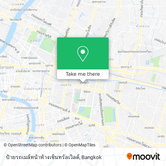 ป้ายรถเมล์หน้าห้างเซ็นทรัลเวิลด์ map